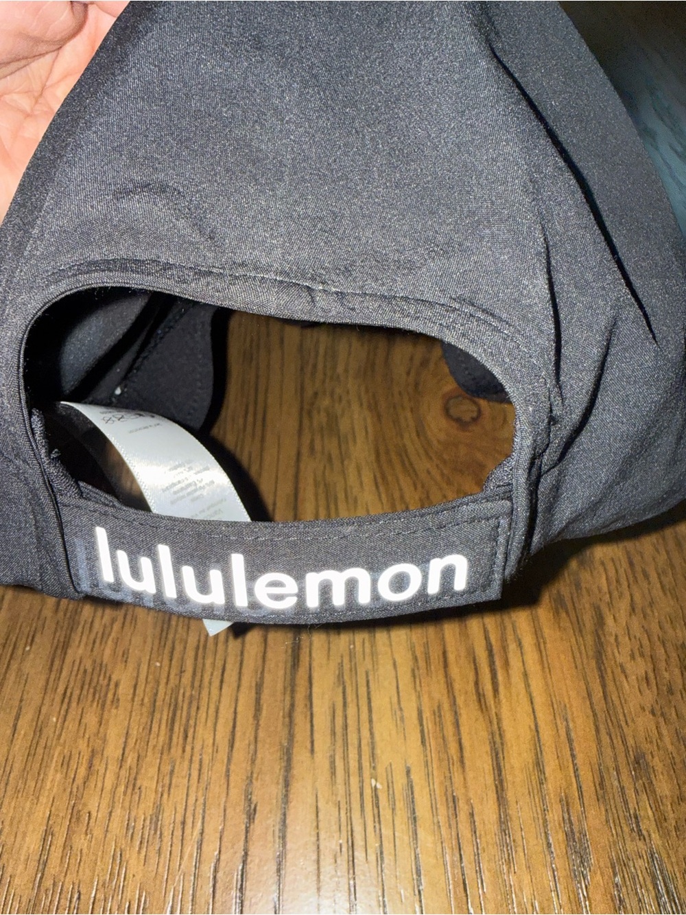 lululemon athletica black adjustable baseball cap